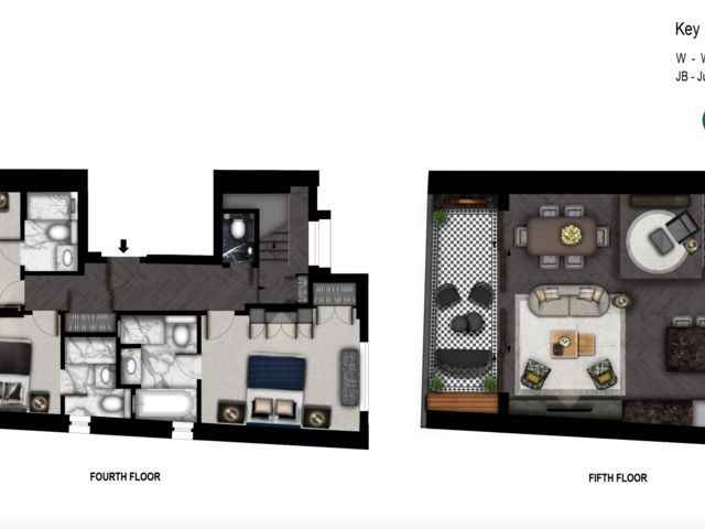 West Penthouse Floor Plan