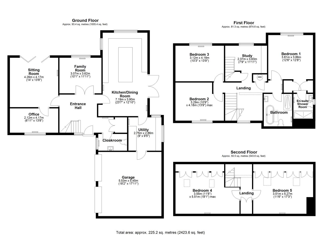 2A Moore road, Fordham - all floors.JPG