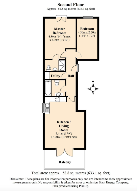 Kent Cotttage, 19 Chapel Street, Hythe, Kent floorplan