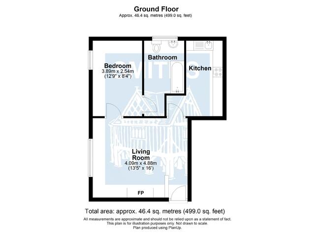 Flat 2 Tan House, Culver Street, Newent - all floors.JPG