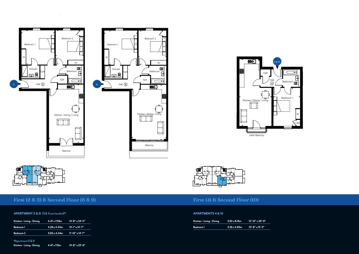 2 Cautley House, Seabrook Road, Hythe, Kent floorplan