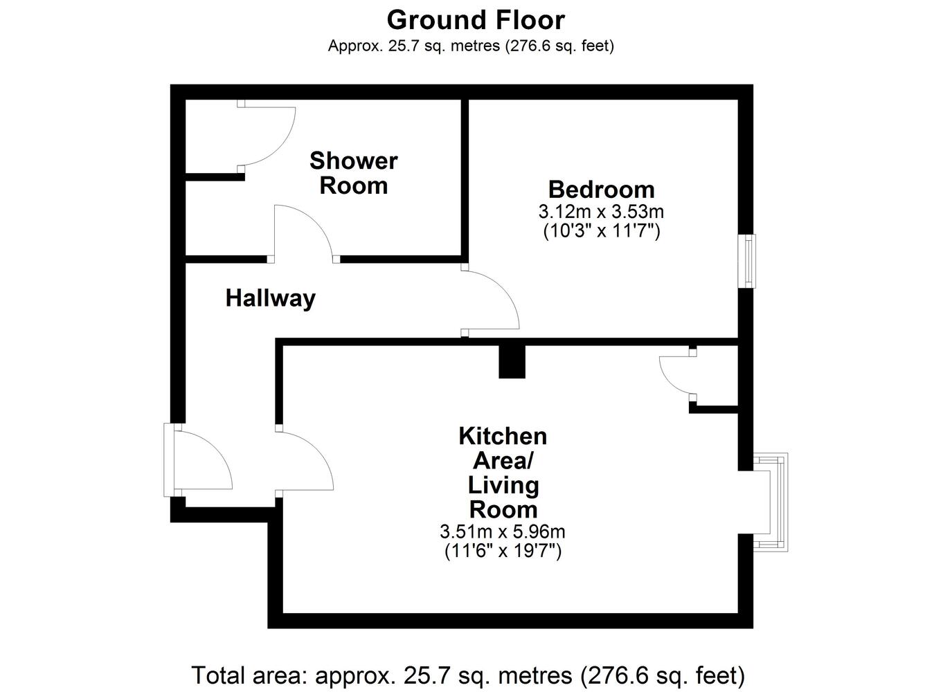 Flat 4, The Grosvenor, Newmarket - all floors.JPG