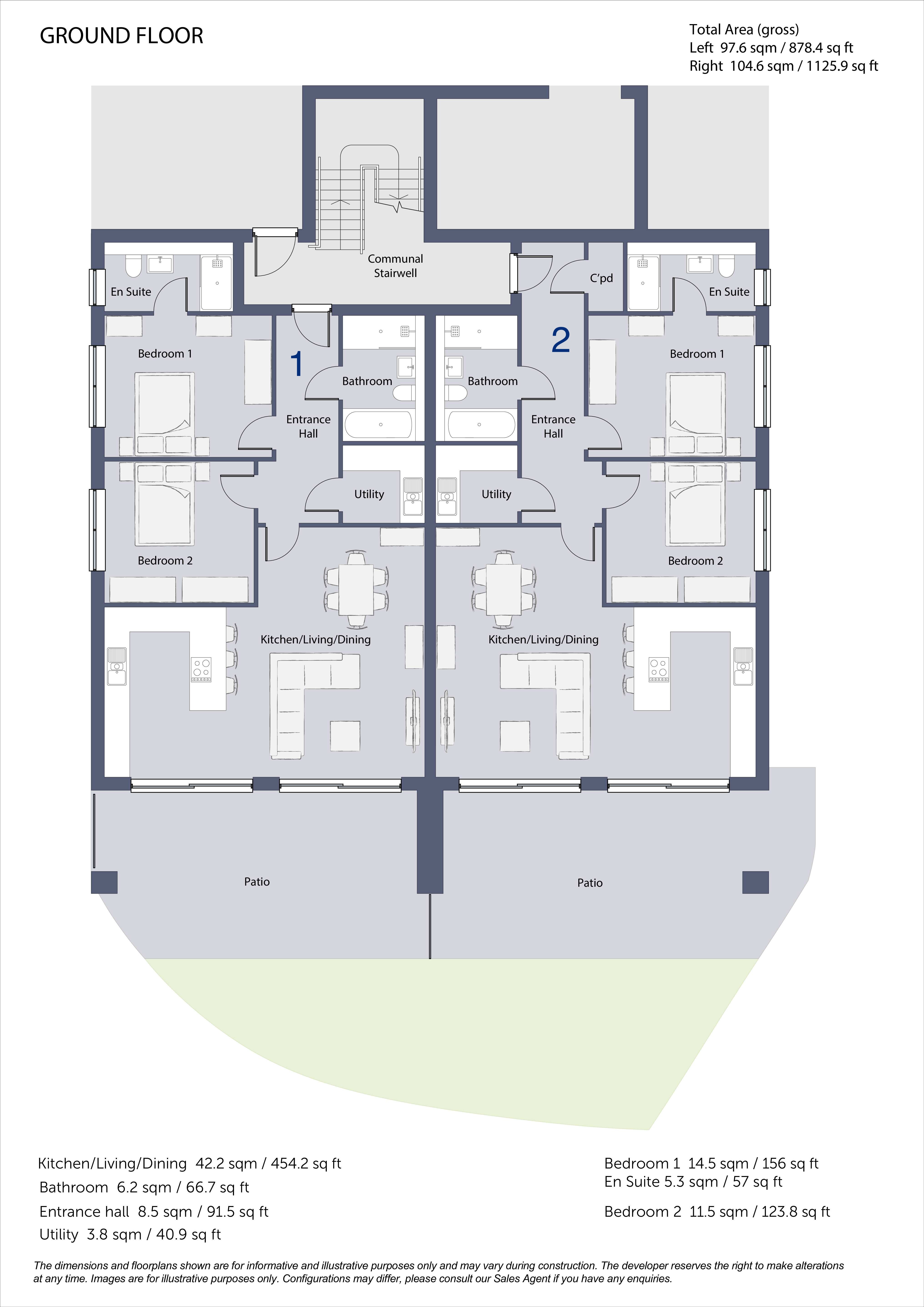 1 Coast House, Sandgate, Kent floorplan