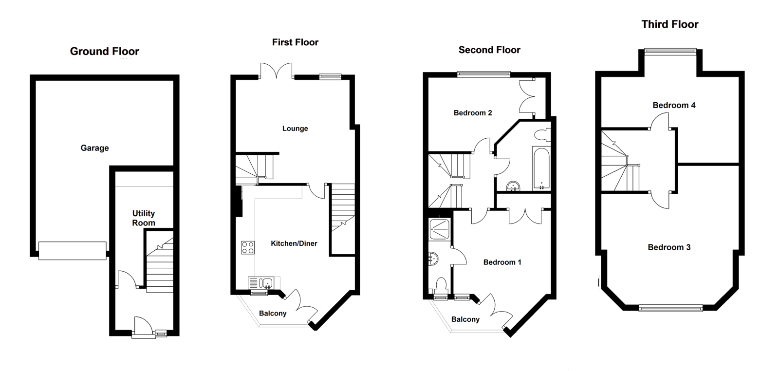 Gough Road, Sandgate, Folkestone, Kent floorplan