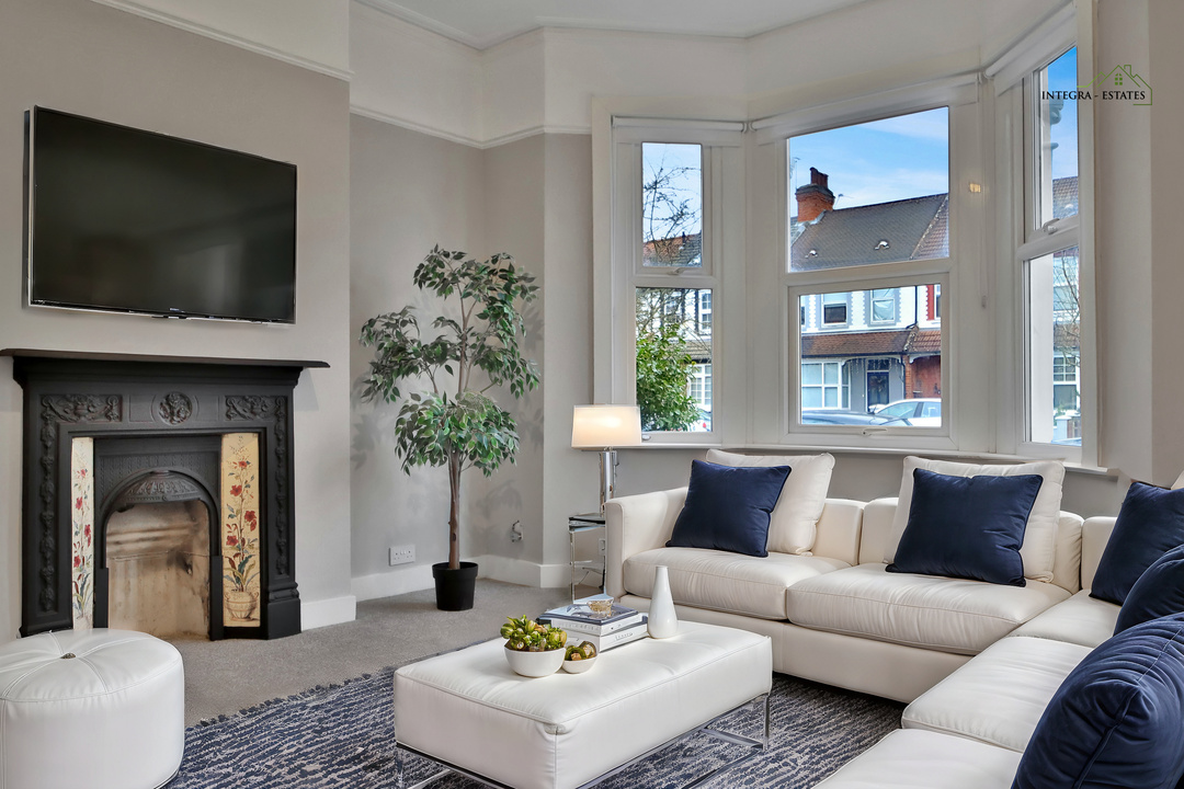 Staged Modern Livingroom