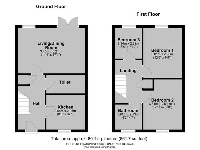 8 Cowarne Red Way, Holmer, Hereford - all floors.JPG