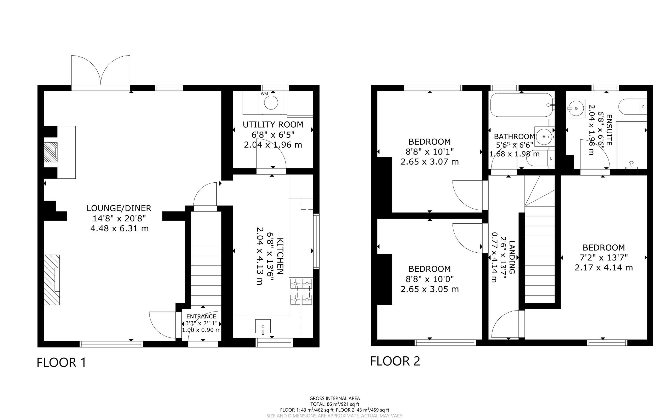 Burghersh Cottages, Vicarage Lane, Burwash Common, Etchingham, East