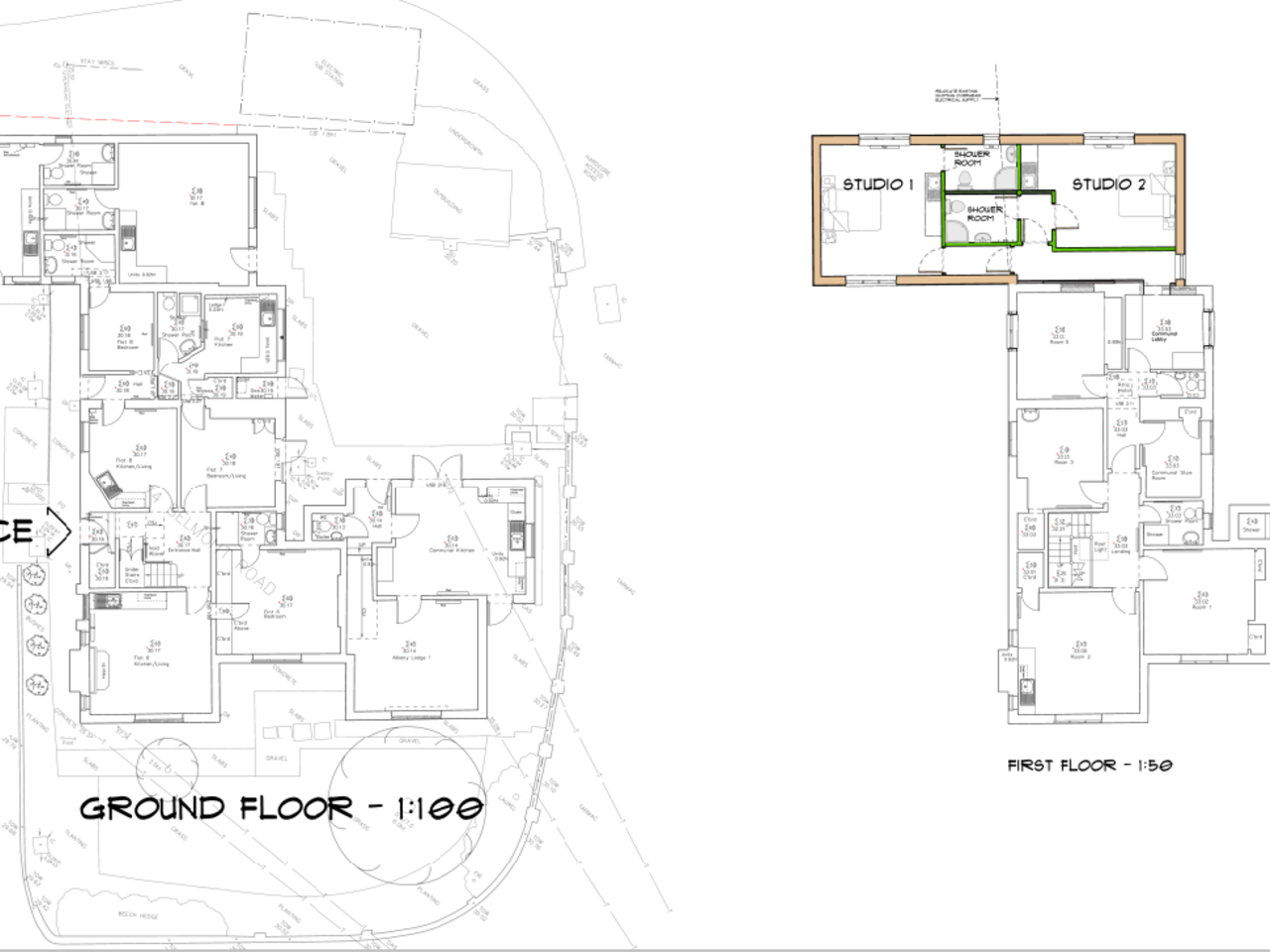 Proposed floorplans