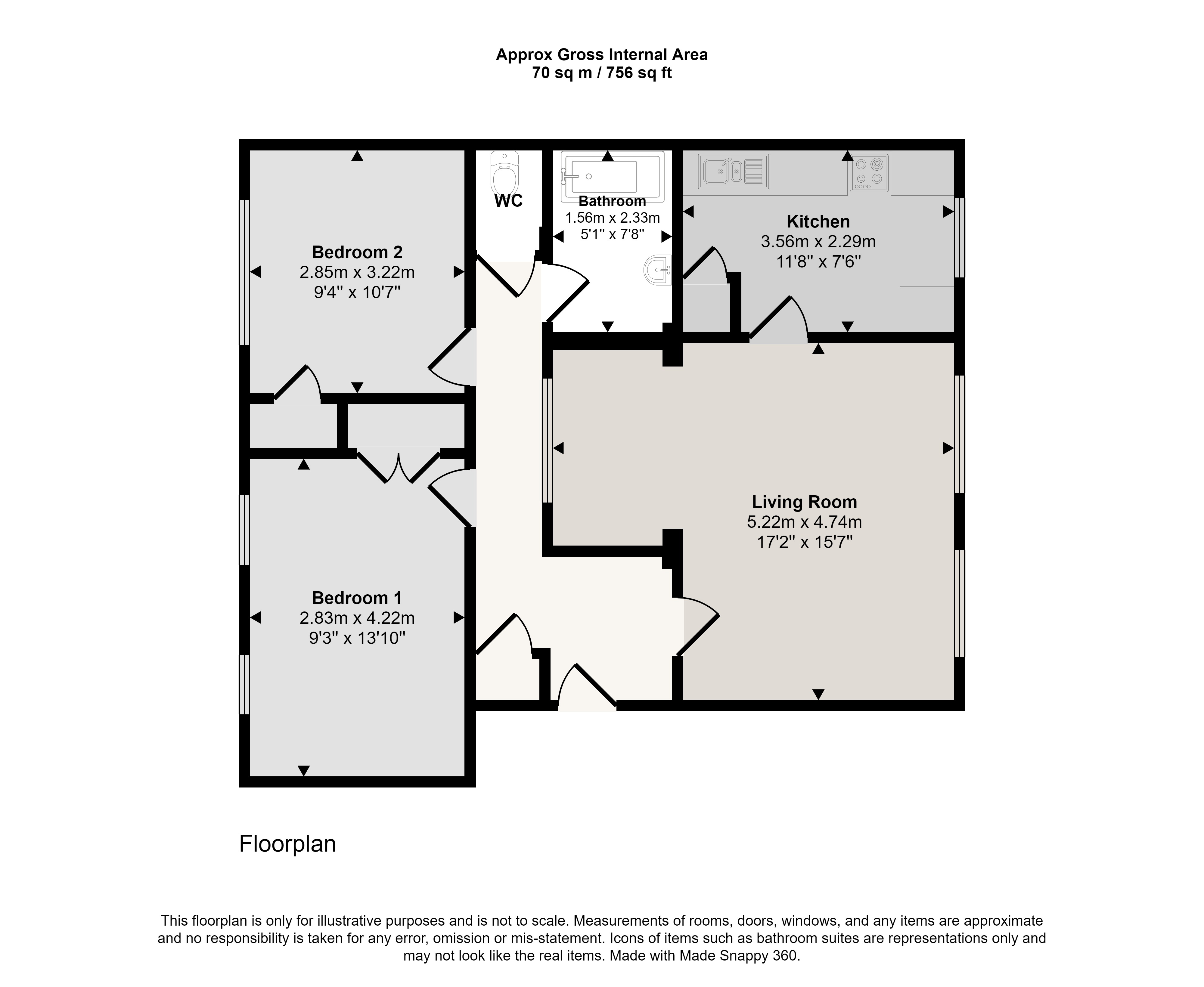 Hume Court, Hythe, Kent floorplan