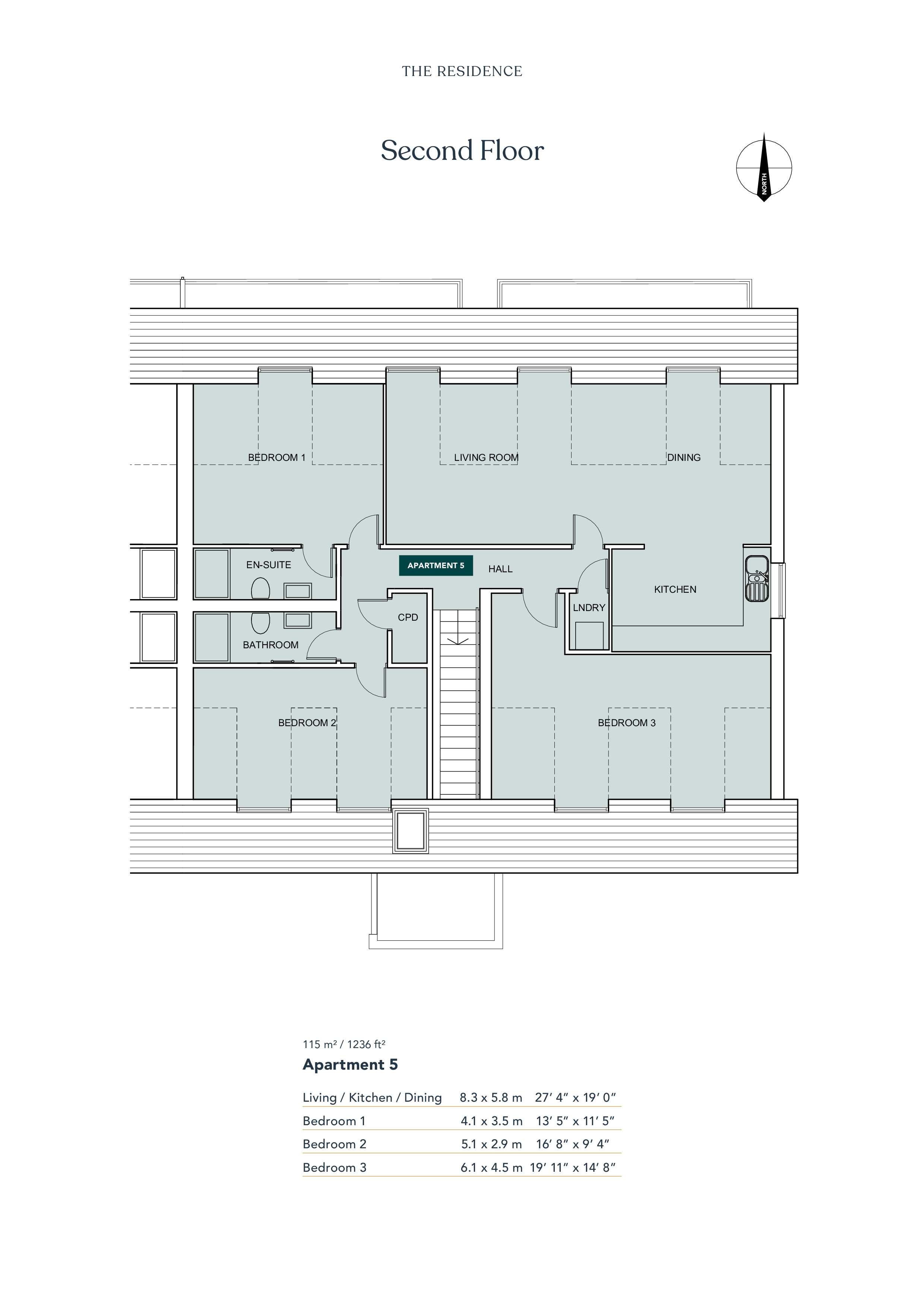 5 The Residence, South Road, Hythe, Kent floorplan