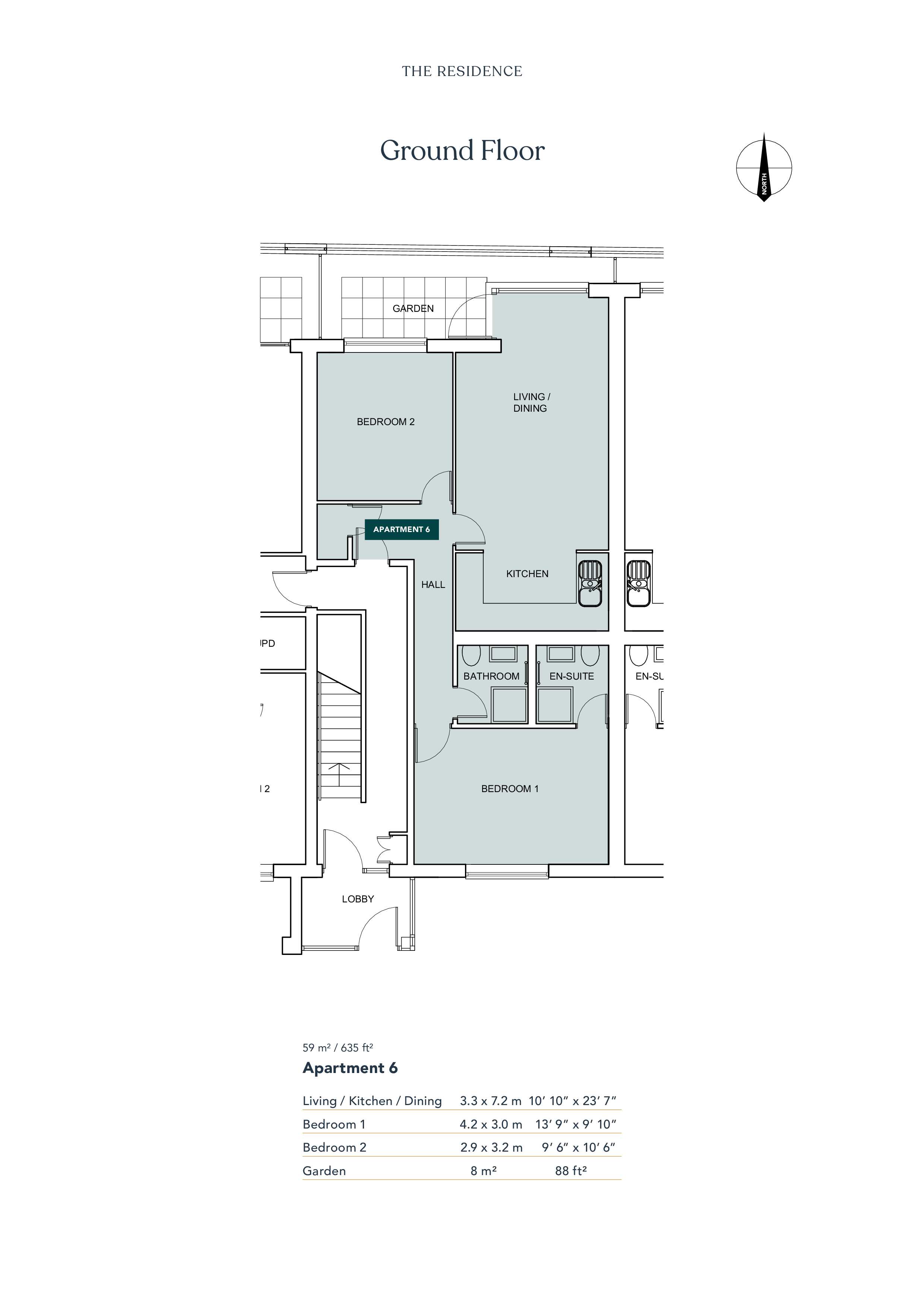 6 The Residence, South Road, Hythe, Kent floorplan