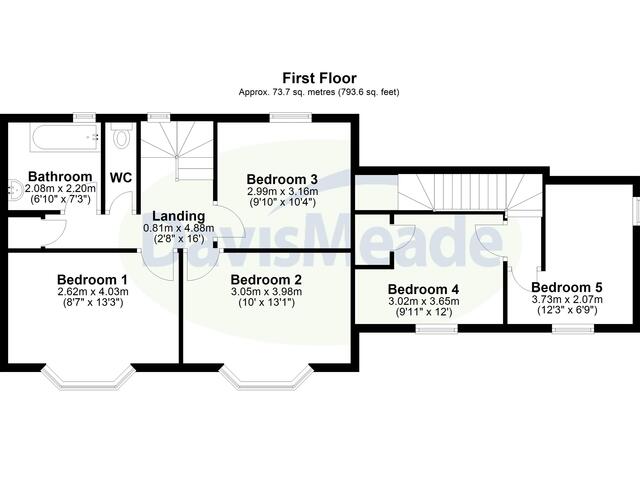 Crossways, Tormarton - First Floor.JPG