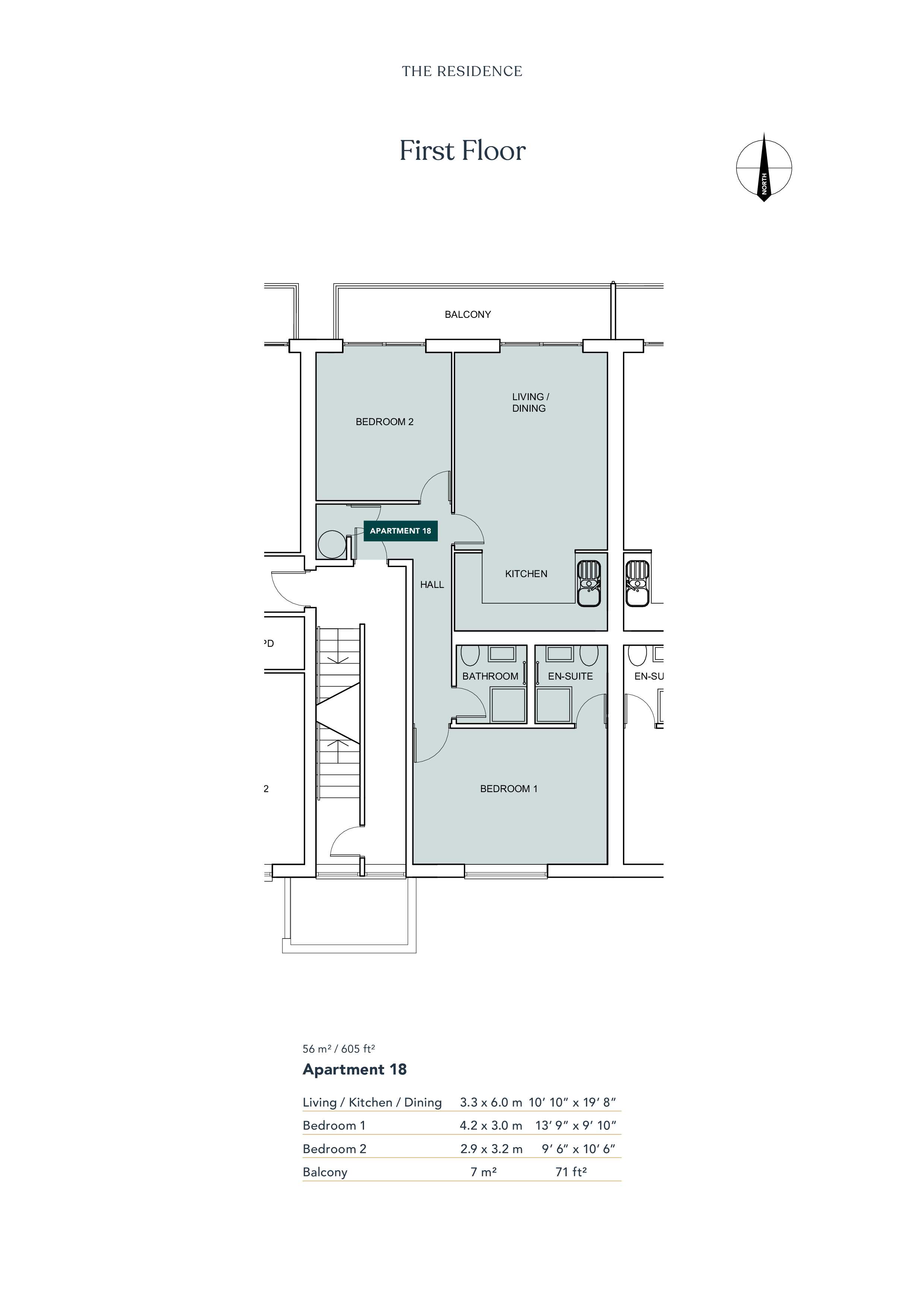 18 The Residence, South Road, Hythe, Kent floorplan