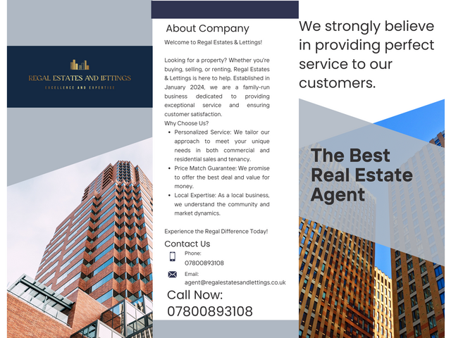LWelcome to Regal Estates & Lettings! Regal Estates & Lettings Your Trusted Local, Family-Run Online
