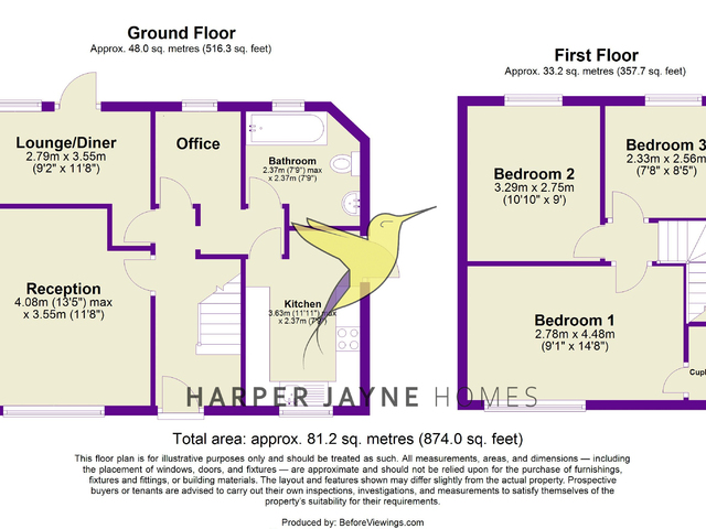Floor plan Cinderford Way
